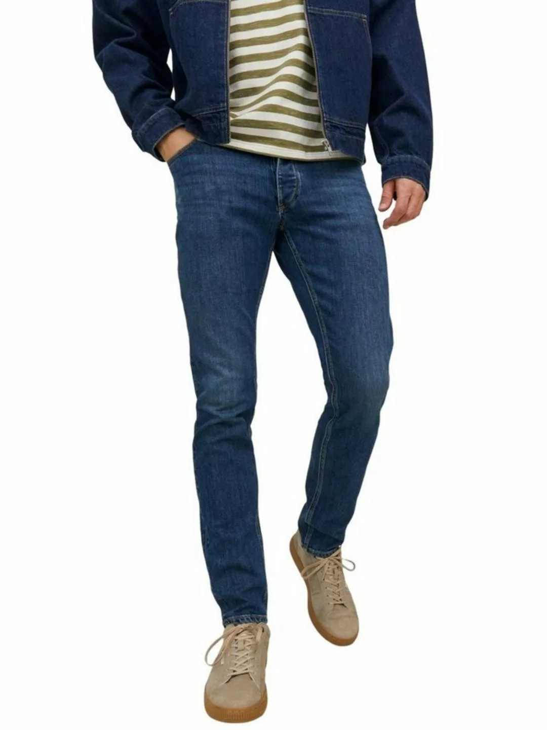 Jack & Jones Slim-fit-Jeans JJIGLENN JJEVAN AM 477 mit Stretch günstig online kaufen