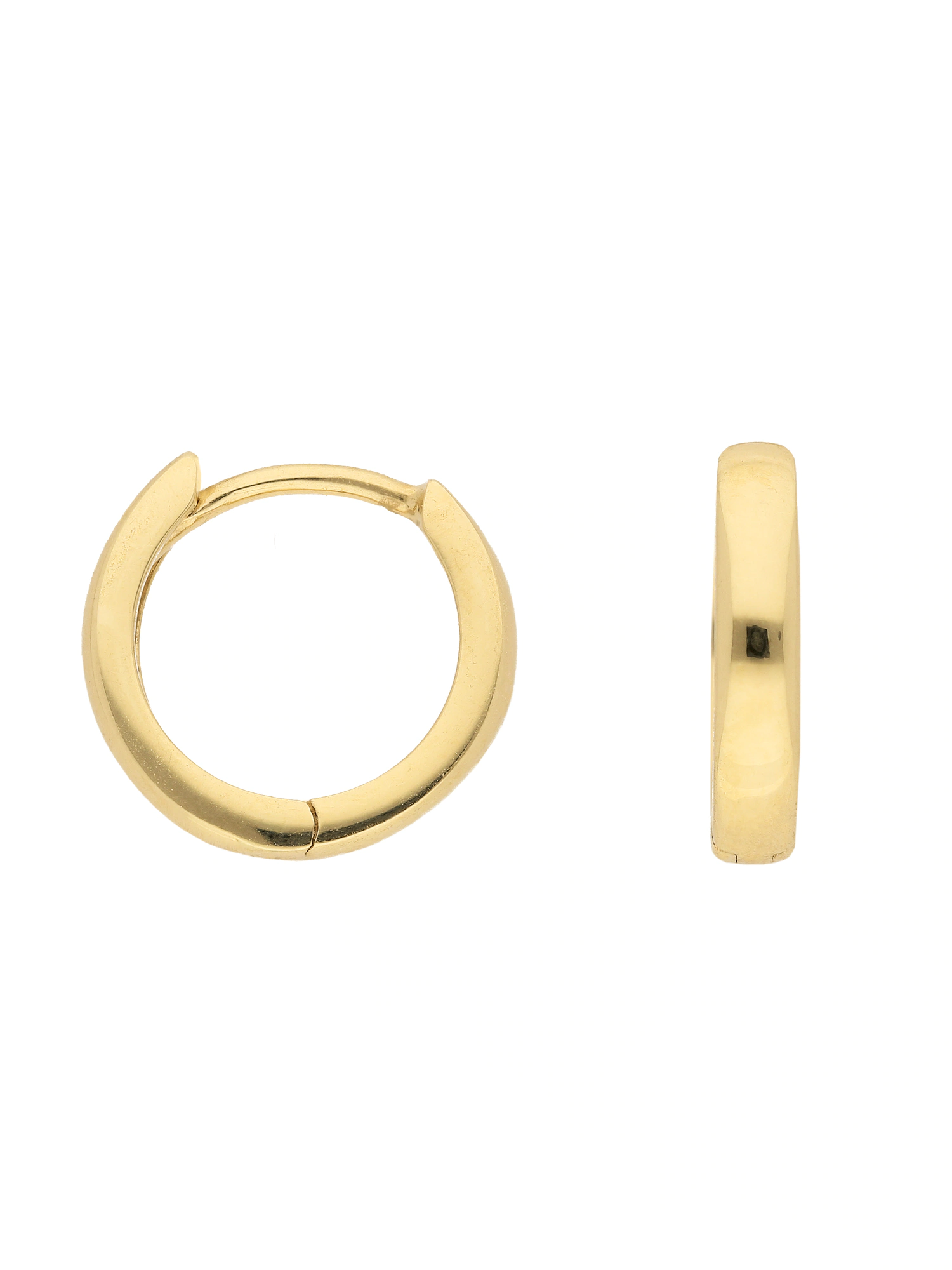 Adelia´s Paar Ohrhänger "1 Paar 585 Gold Ohrringe / Creolen Ø 12 mm", 585 G günstig online kaufen