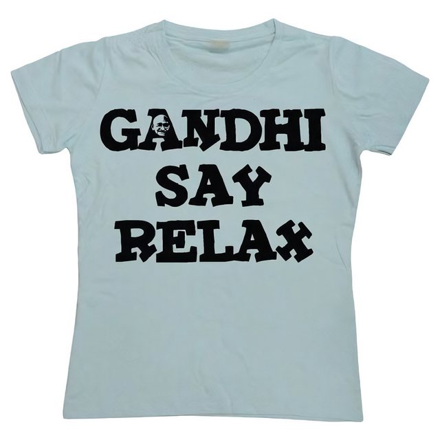 Hybris T-Shirt Gandhi Say Relax Girly T-Shirt günstig online kaufen