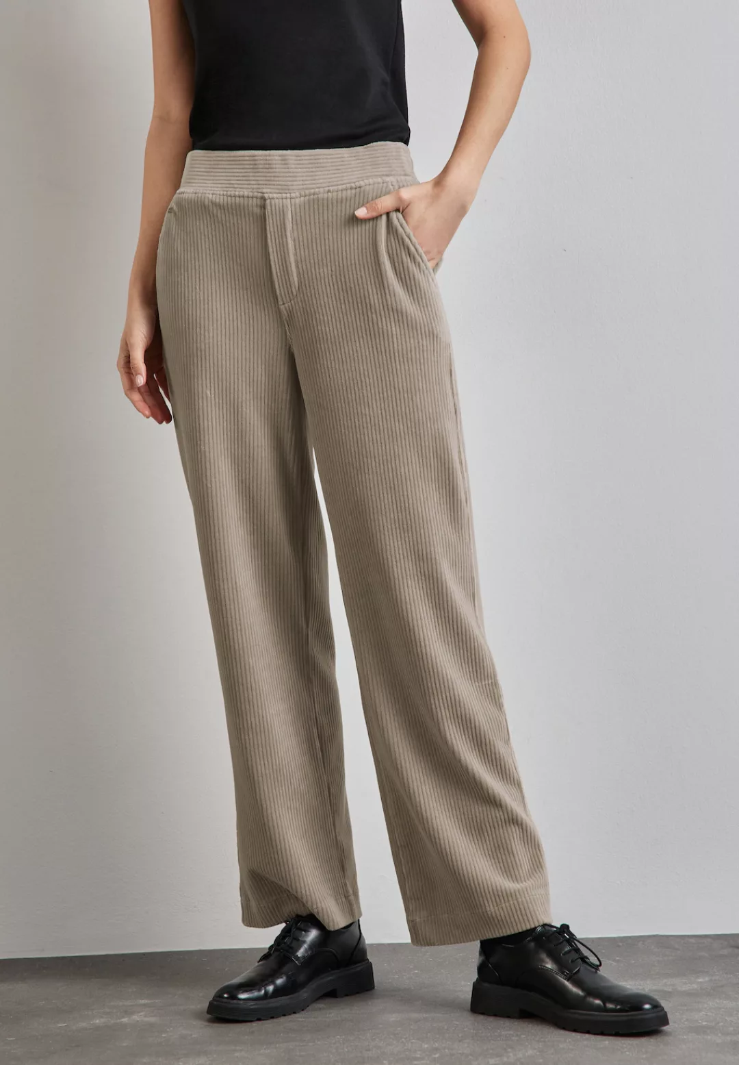 STREET ONE Cordhose, High Waist günstig online kaufen