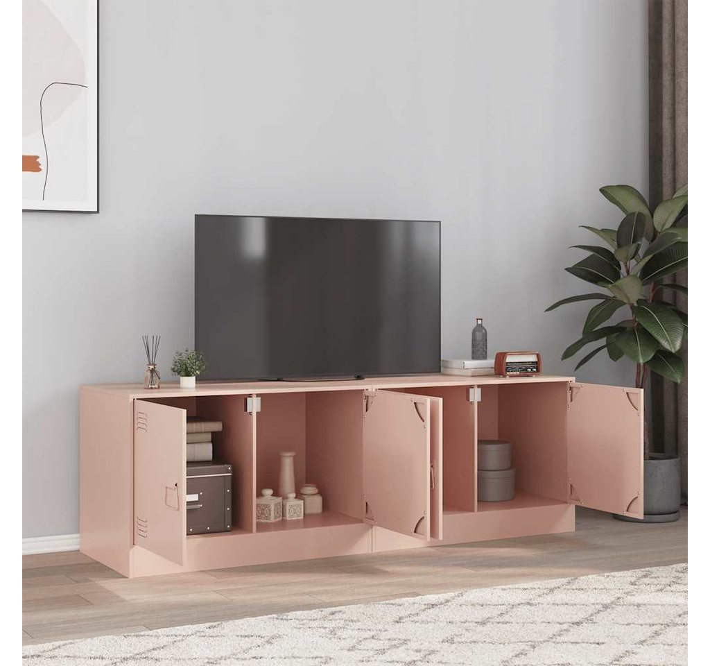 vidaXL TV-Schrank TV-Schränke 2 Stk. Rosa 67x39x44 cm Stahl günstig online kaufen