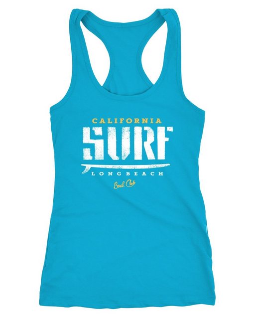 Neverless Tanktop Damen Tank-Top Surfer Motiv Racerback Neverless® günstig online kaufen