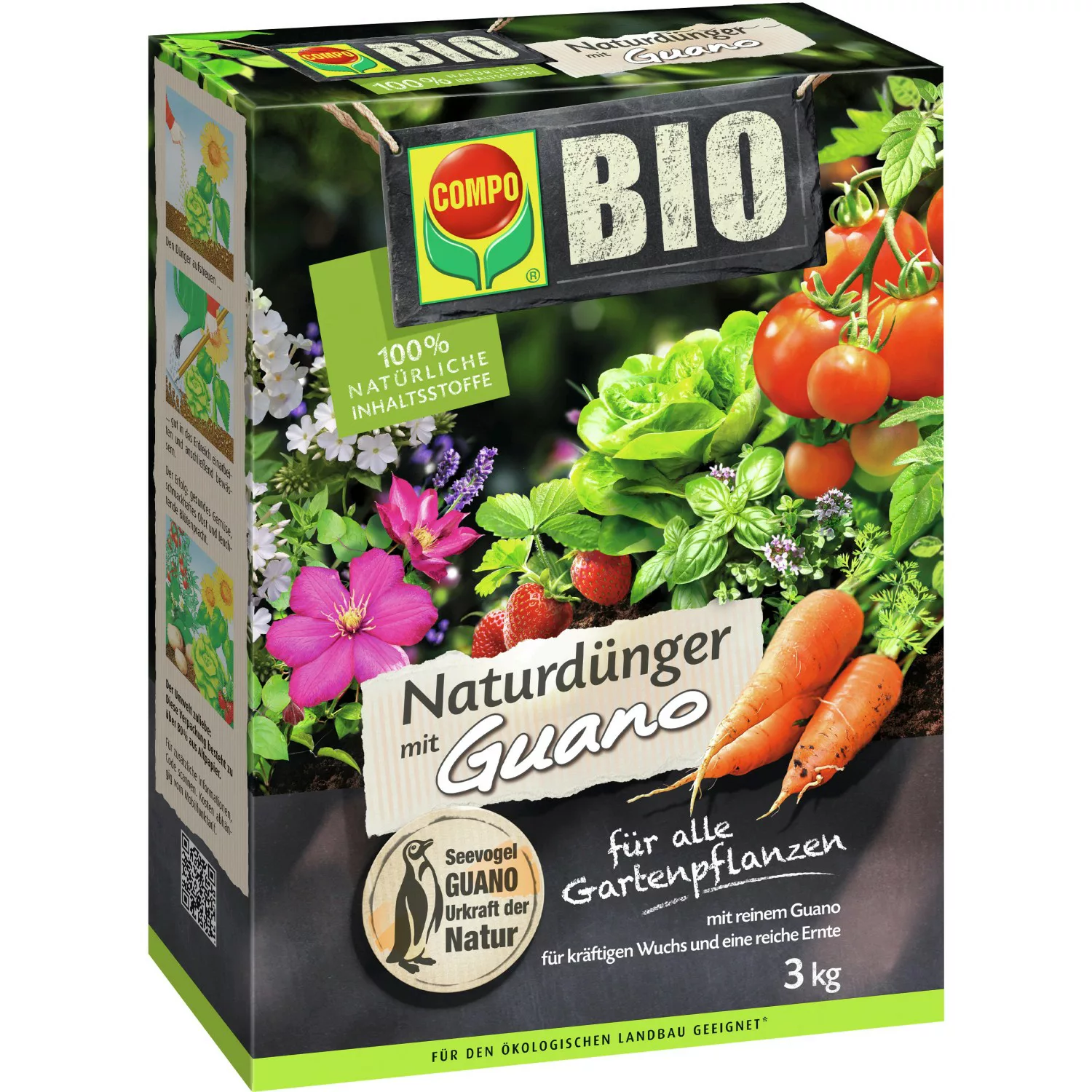 Compo Bio NaturDünger Guano 3 kg günstig online kaufen