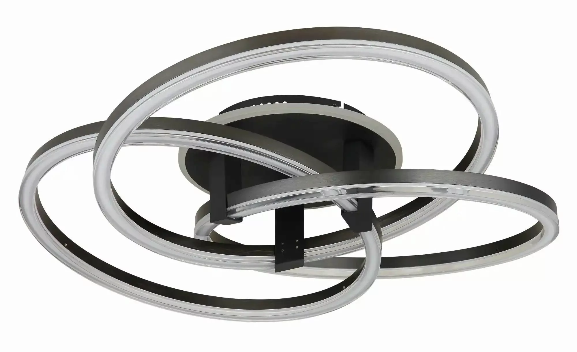 Globo Lighting Deckenleuchte   ¦ schwarz ¦ Maße (cm): B: 78 H: 25  Ø: 78 La günstig online kaufen