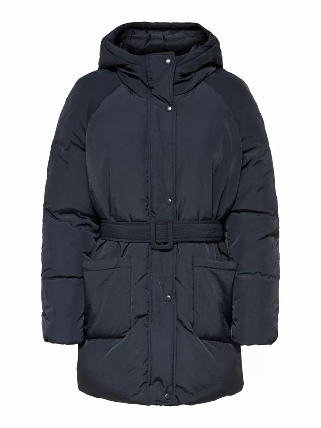 ONLY Bindegürtel Wattierte Jacke Damen Blau günstig online kaufen