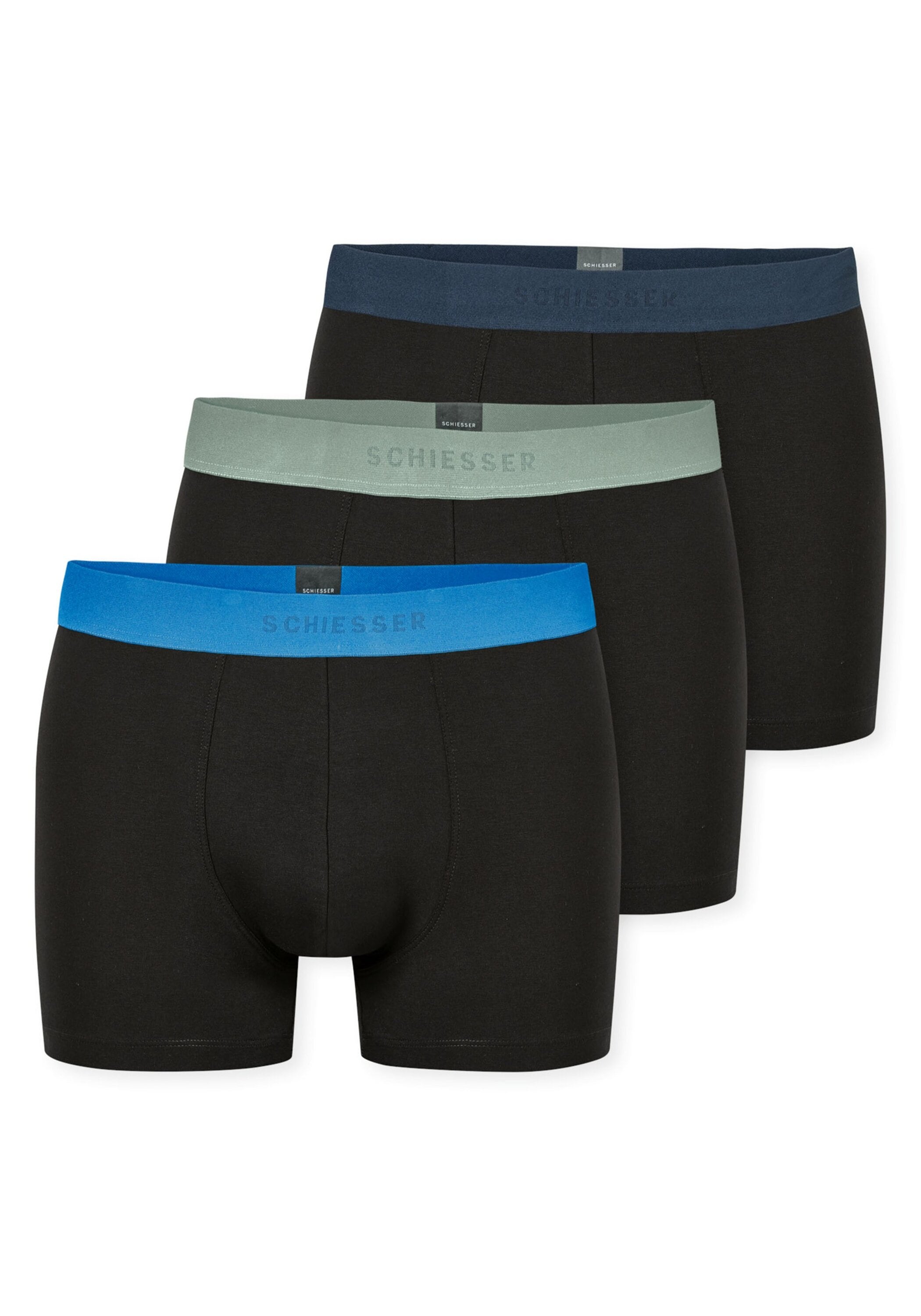 Schiesser Boxershorts "Boxershort 3PACK Shorts 3er Pack" günstig online kaufen