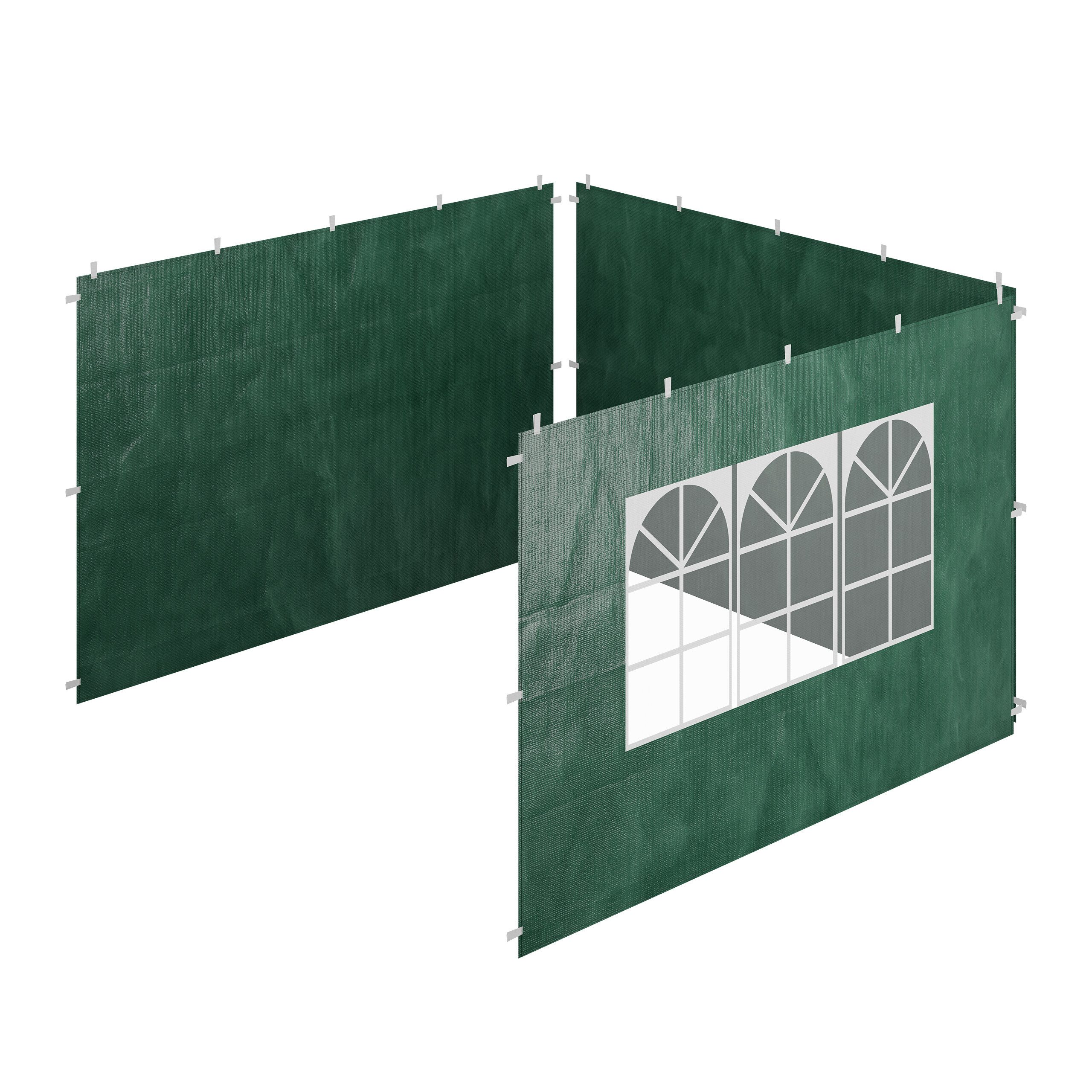relaxdays Pavillonseitenteil Pavillon Seitenteile 3er Set, günstig online kaufen