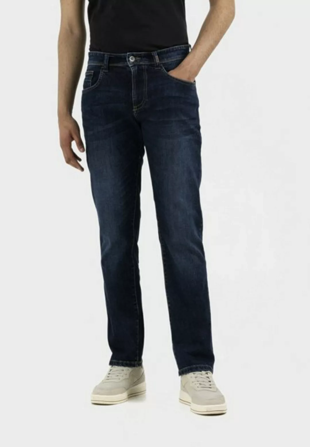 camel active 5-Pocket-Jeans 5-Pocket Jeans aus Baumwolle Relaxed Fit günstig online kaufen