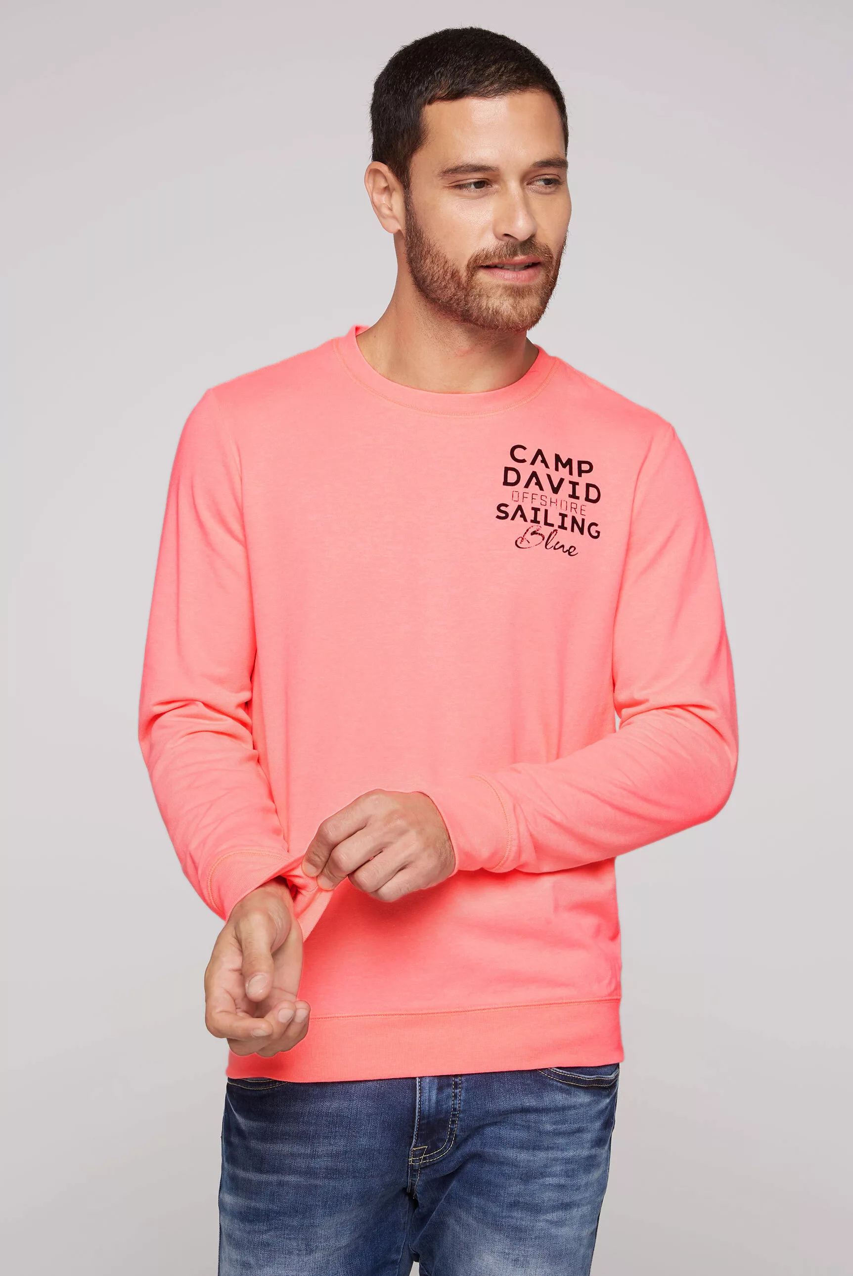 CAMP DAVID Sweater, mit Baumwolle günstig online kaufen