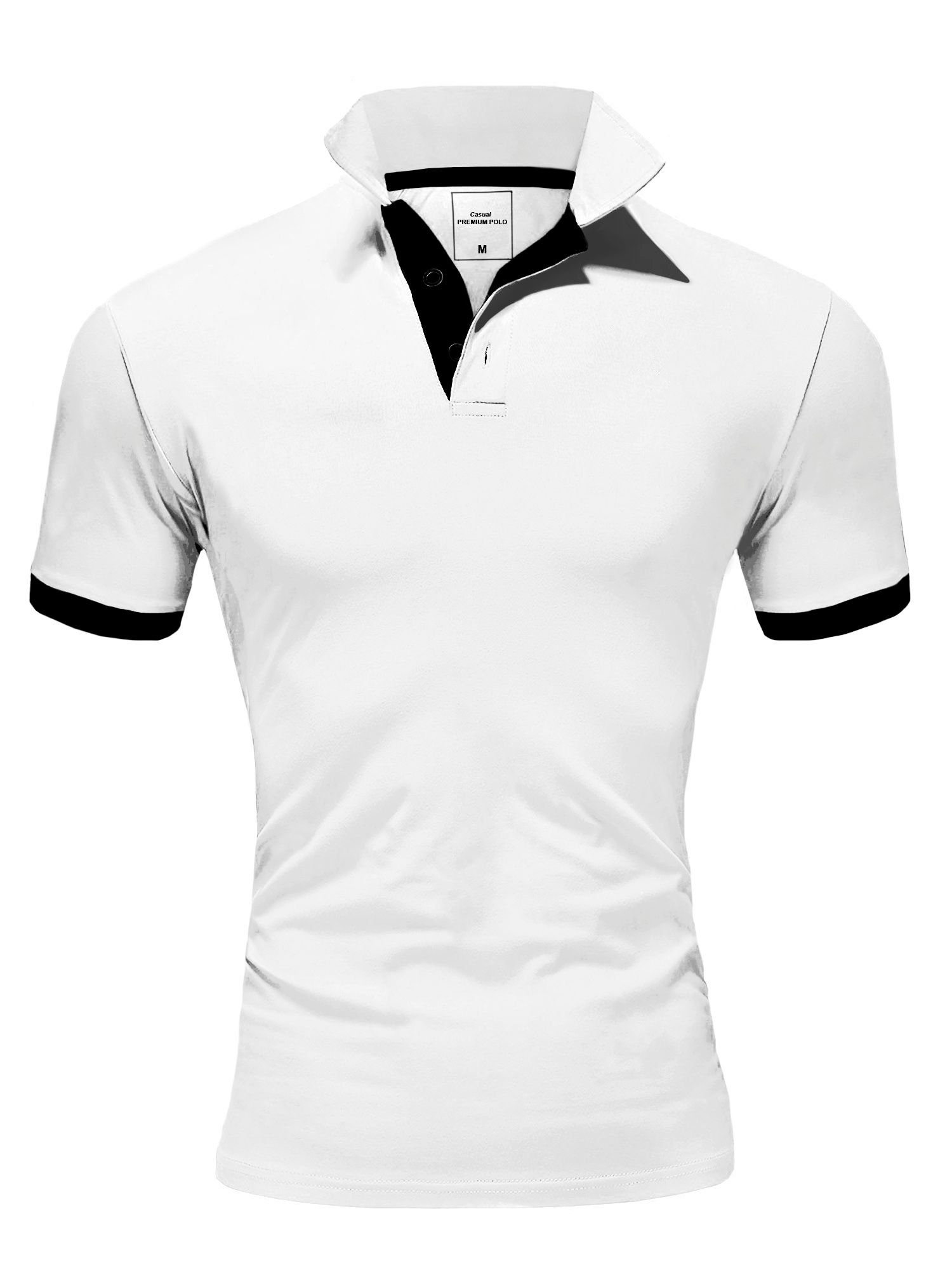 behype Poloshirt "BASE", mit kontrastfarbigen Details günstig online kaufen