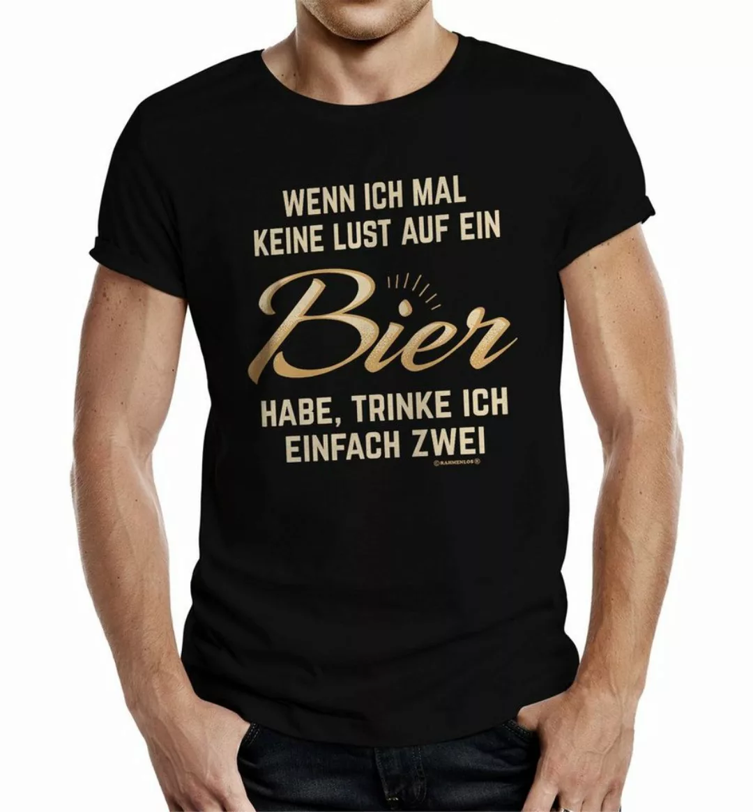 RAHMENLOS® T-Shirt Das Party Geschenk: Wenn ich mal keine Lust auf Bier hab günstig online kaufen