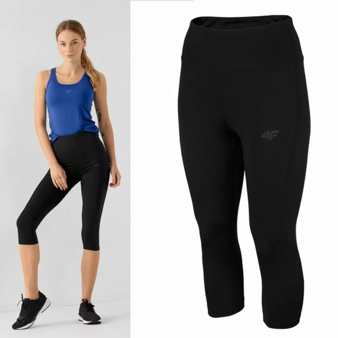 4F Leggings 4F - schnelltrocknende Damen 3/4 Sport Leggings - Laufhose, sch günstig online kaufen