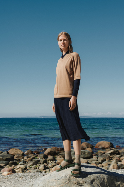 Midi-faltenrock - Skirt günstig online kaufen