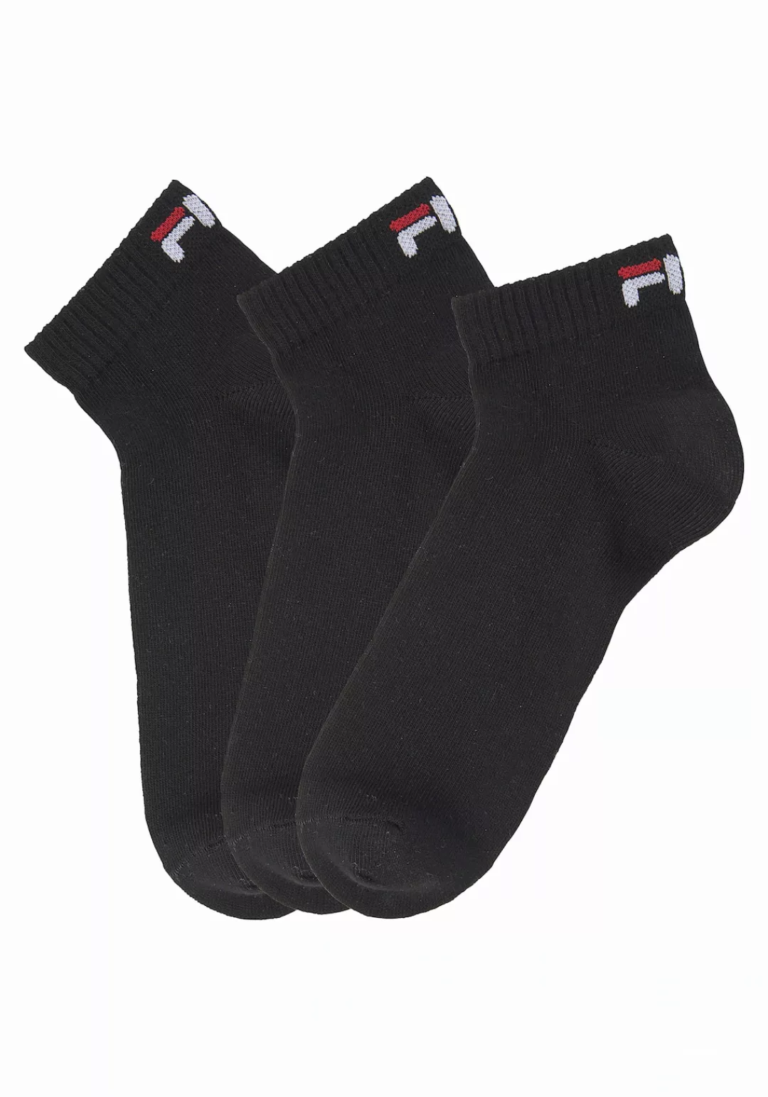 Fila Kurzsocken, (3er Pack), mit Logostickerei günstig online kaufen