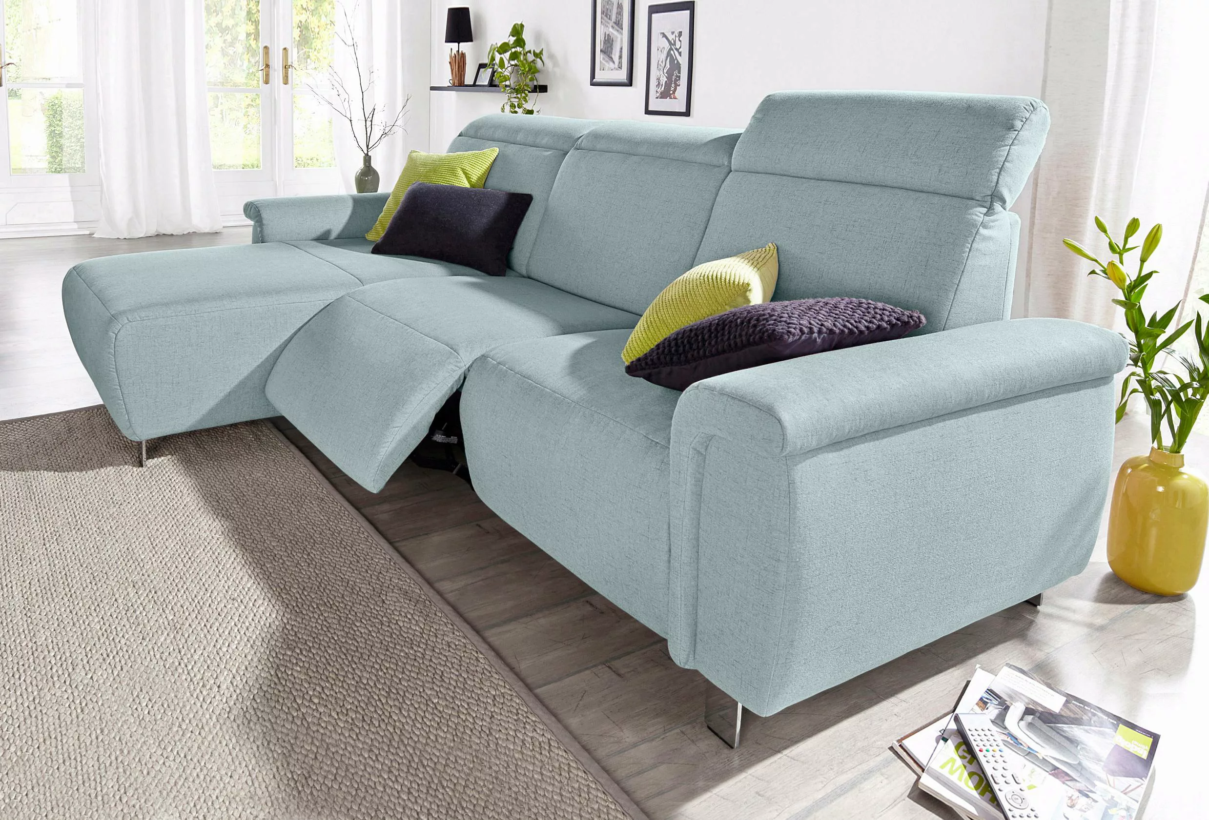 sit&more Ecksofa "Township L-Form", wahlweise mit elektrischer Wallfree-Fun günstig online kaufen