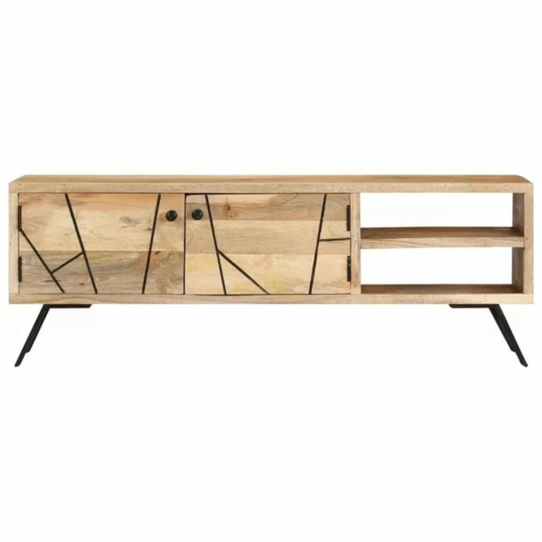 furnicato TV-Schrank 110x30x40 cm Mango Massivholz (1-St) günstig online kaufen