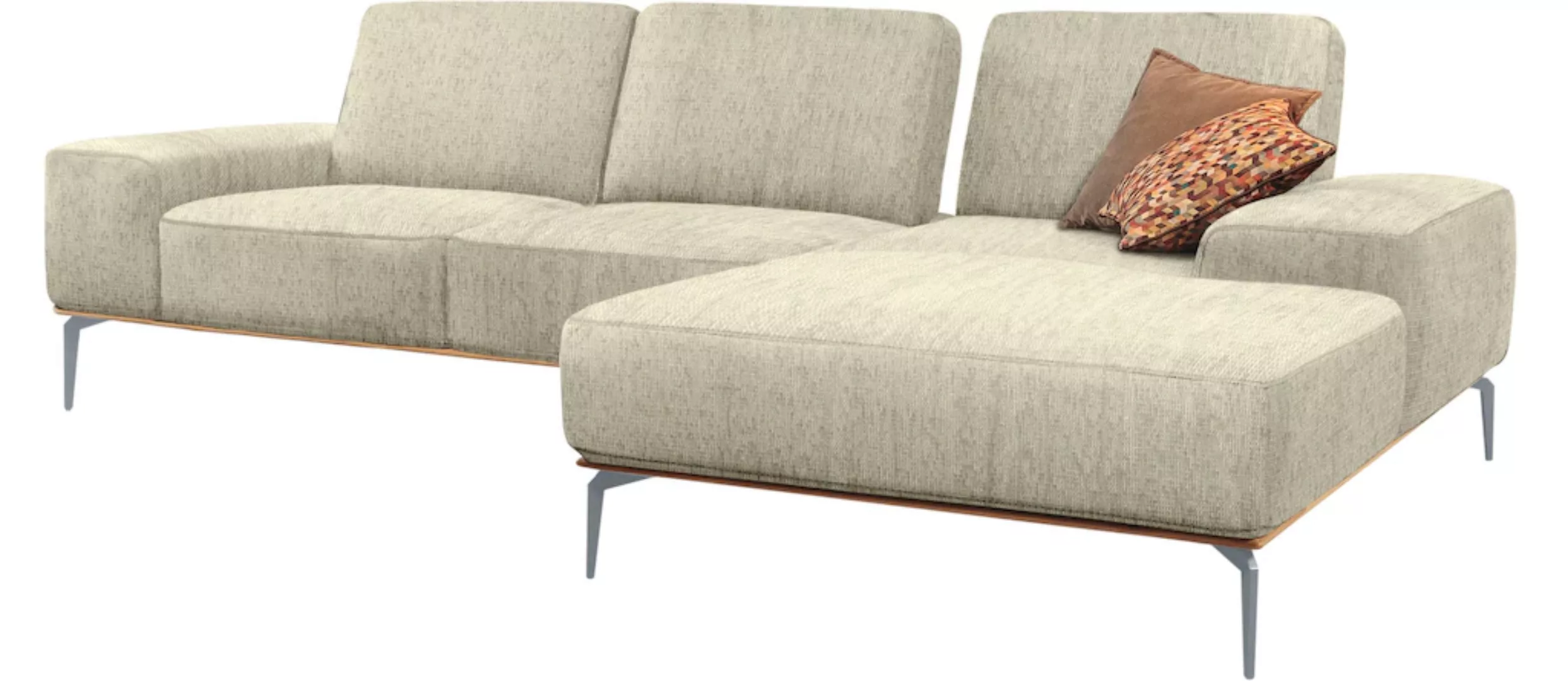 W.SCHILLIG Ecksofa "run, Designsofa mit tollem Sitzkomfort, bequem, L-Form" günstig online kaufen