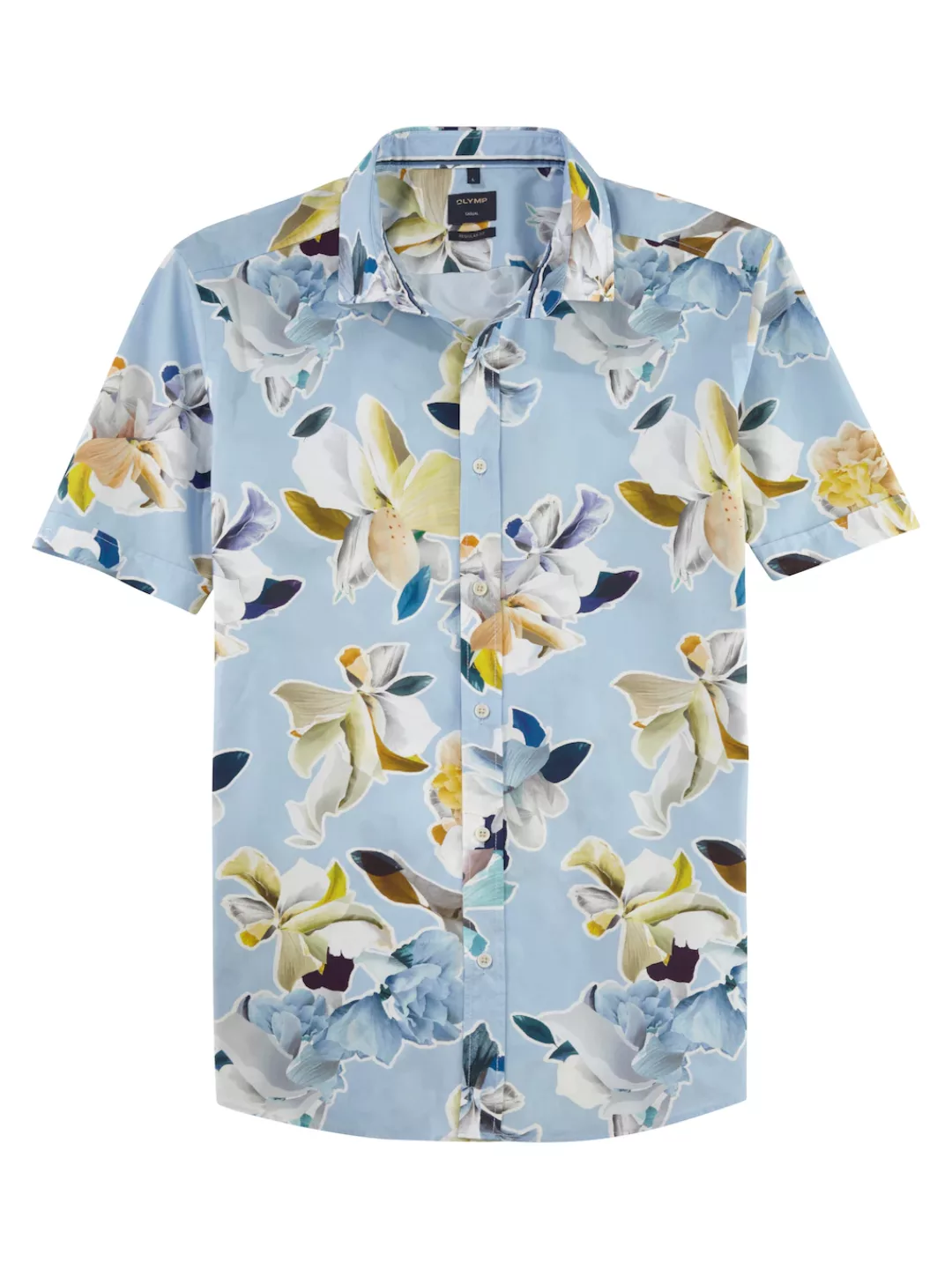OLYMP Kurzarmhemd "Casual", mit Blumenprint günstig online kaufen