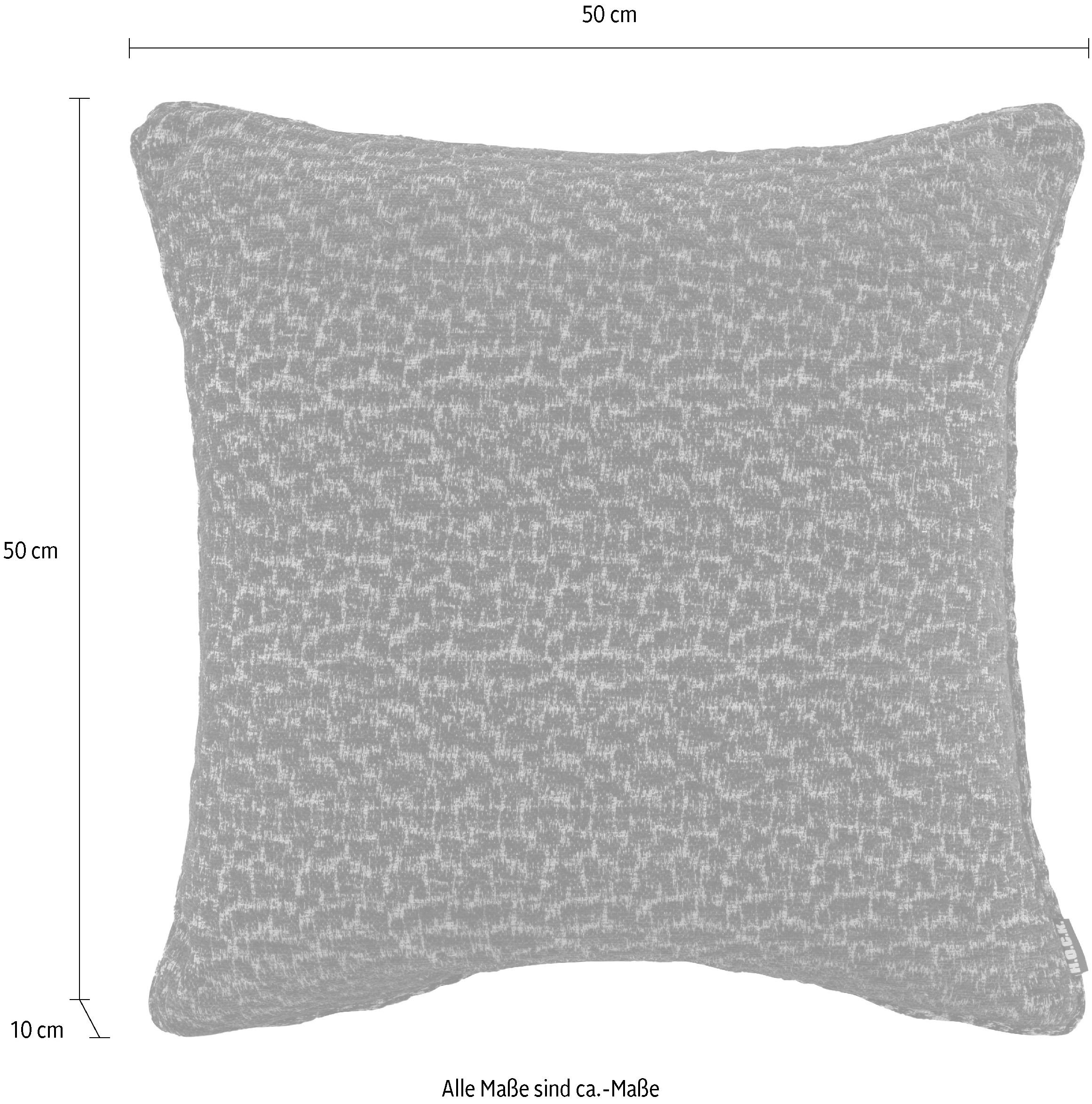 H.O.C.K. Dekokissen »Sheffo«, Strukturstoff, Kissenhülle mit Füllung, 1 Stü günstig online kaufen