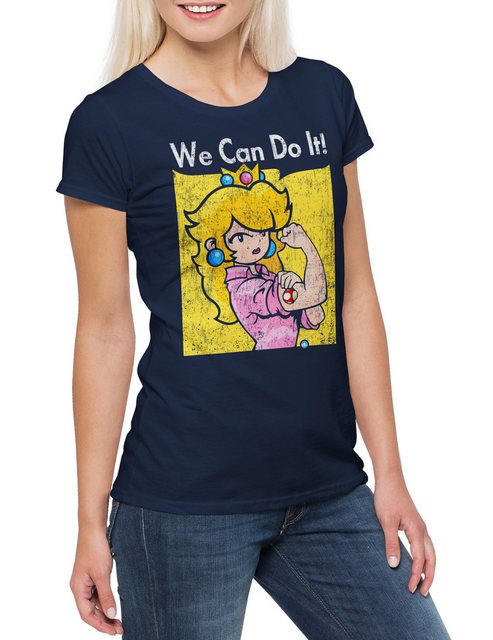 Urban Backwoods Print-Shirt We Can Do It Princess Damen T-Shirt Super Gamer günstig online kaufen