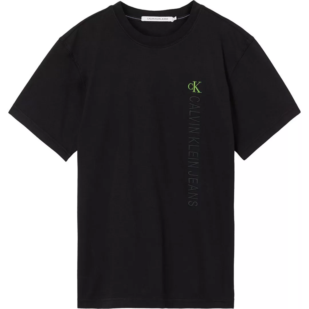 Calvin Klein Jeans Washed Instit Kurzärmeliges T-shirt XL Ck Black günstig online kaufen