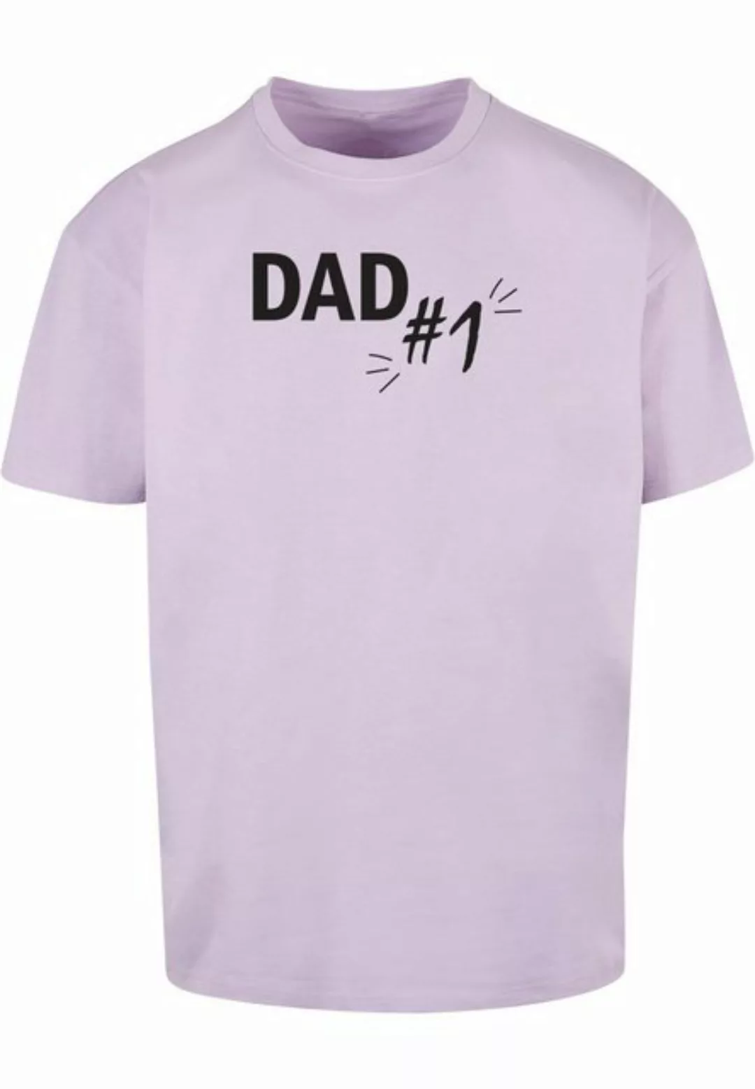 Merchcode T-Shirt Merchcode Herren Fathers Day - Dad number 1 Heavy Oversiz günstig online kaufen