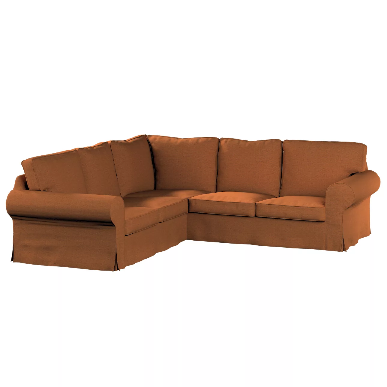 Bezug für Ektorp Ecksofa, orange, Sofahusse für Ektorp Ecksofa, Madrid (162 günstig online kaufen