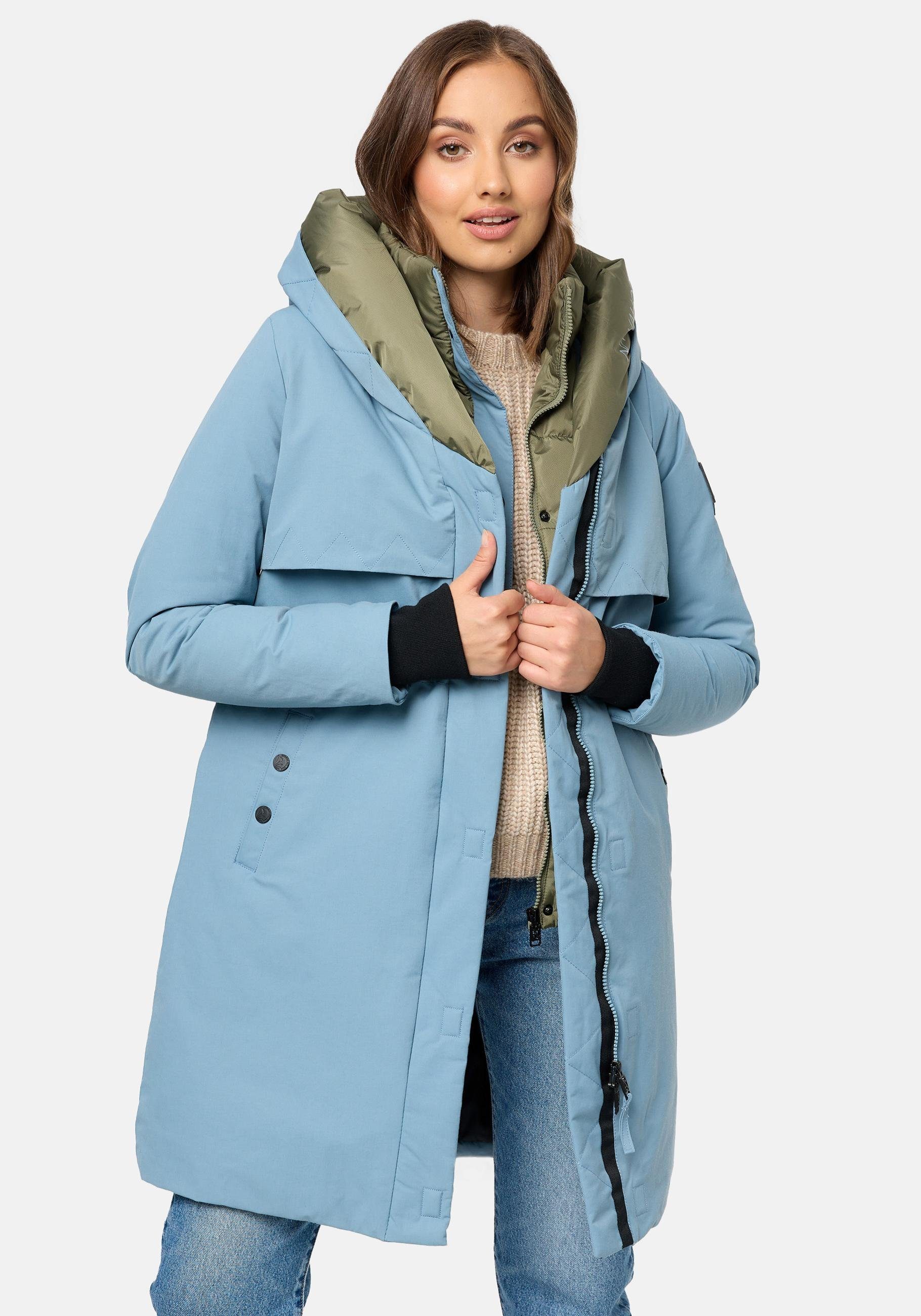 Navahoo Kurzmantel "Snowelf", Wintermantel mit hohem Kragen und großer Kapu günstig online kaufen