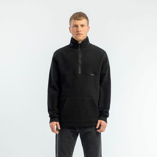 Divided Half-zip Sweatshirt Aus Bio-baumwolle günstig online kaufen