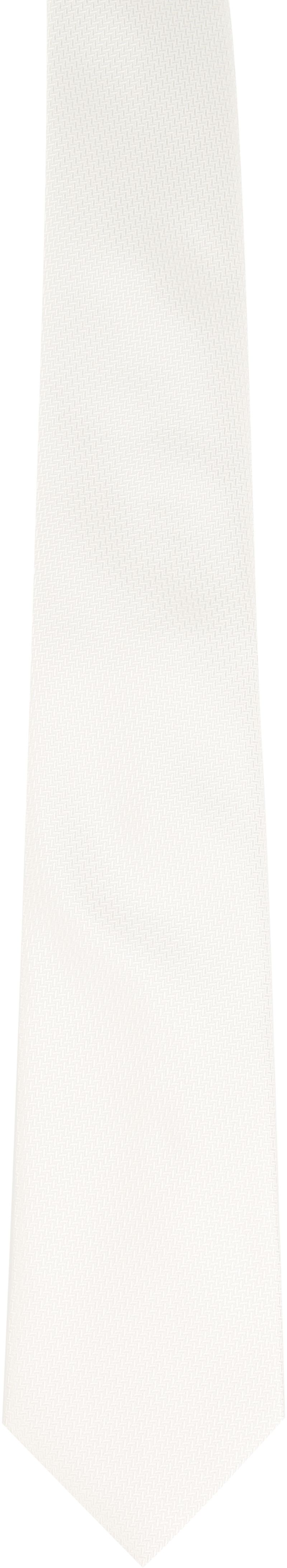 Suitable Krawatte Einstecktuch Set V-Design Off-White - günstig online kaufen