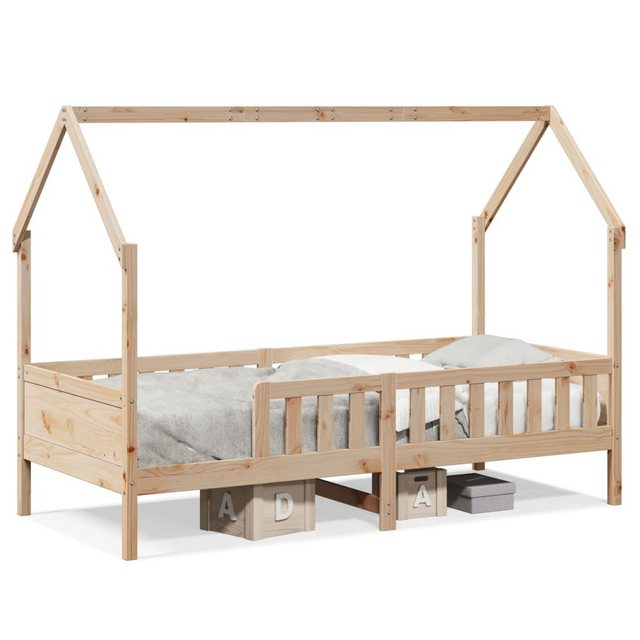 vidaXL Bett, Kinderbett Hausbett 90x190 cm Massivholz Kiefer günstig online kaufen