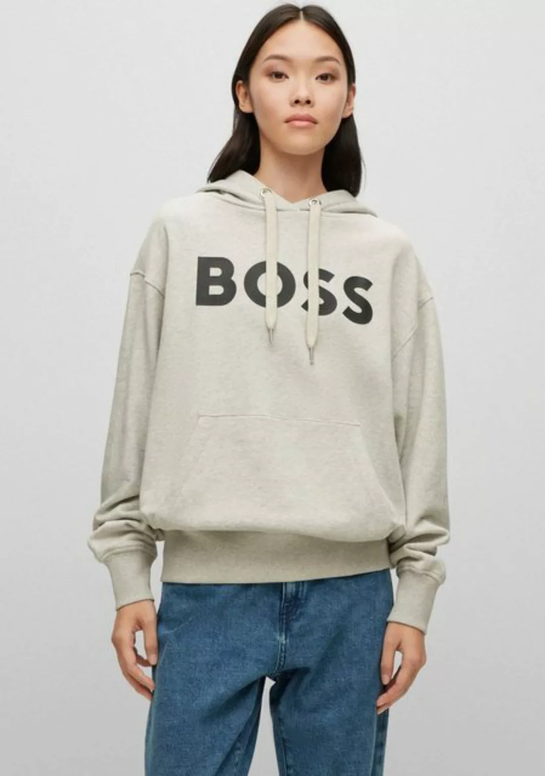 BOSS ORANGE Kapuzenshirt mit BOSS Logo Druck auf der Brust günstig online kaufen