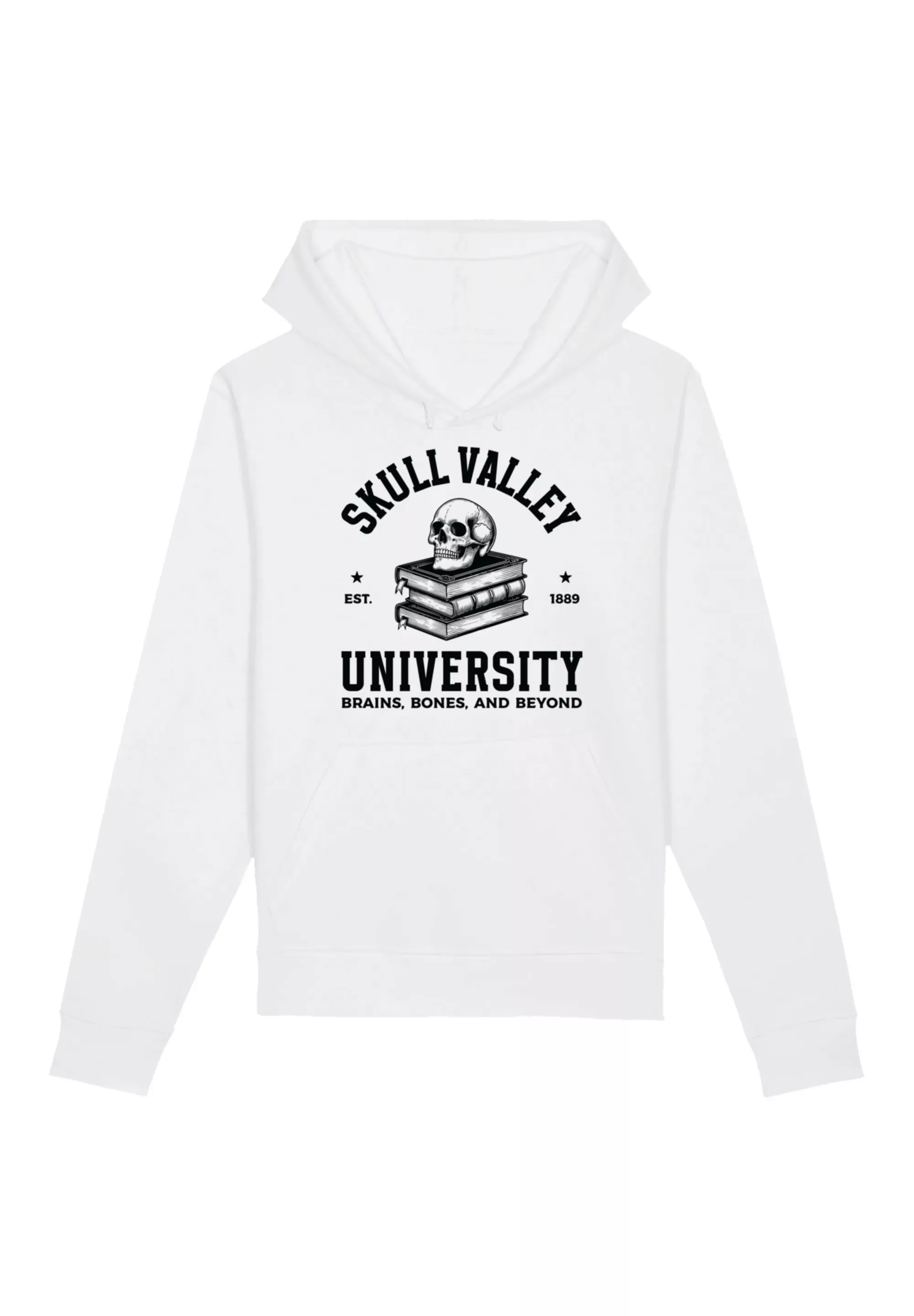 F4NT4STIC Kapuzenpullover "Halloween University skull valley", Premium Qual günstig online kaufen