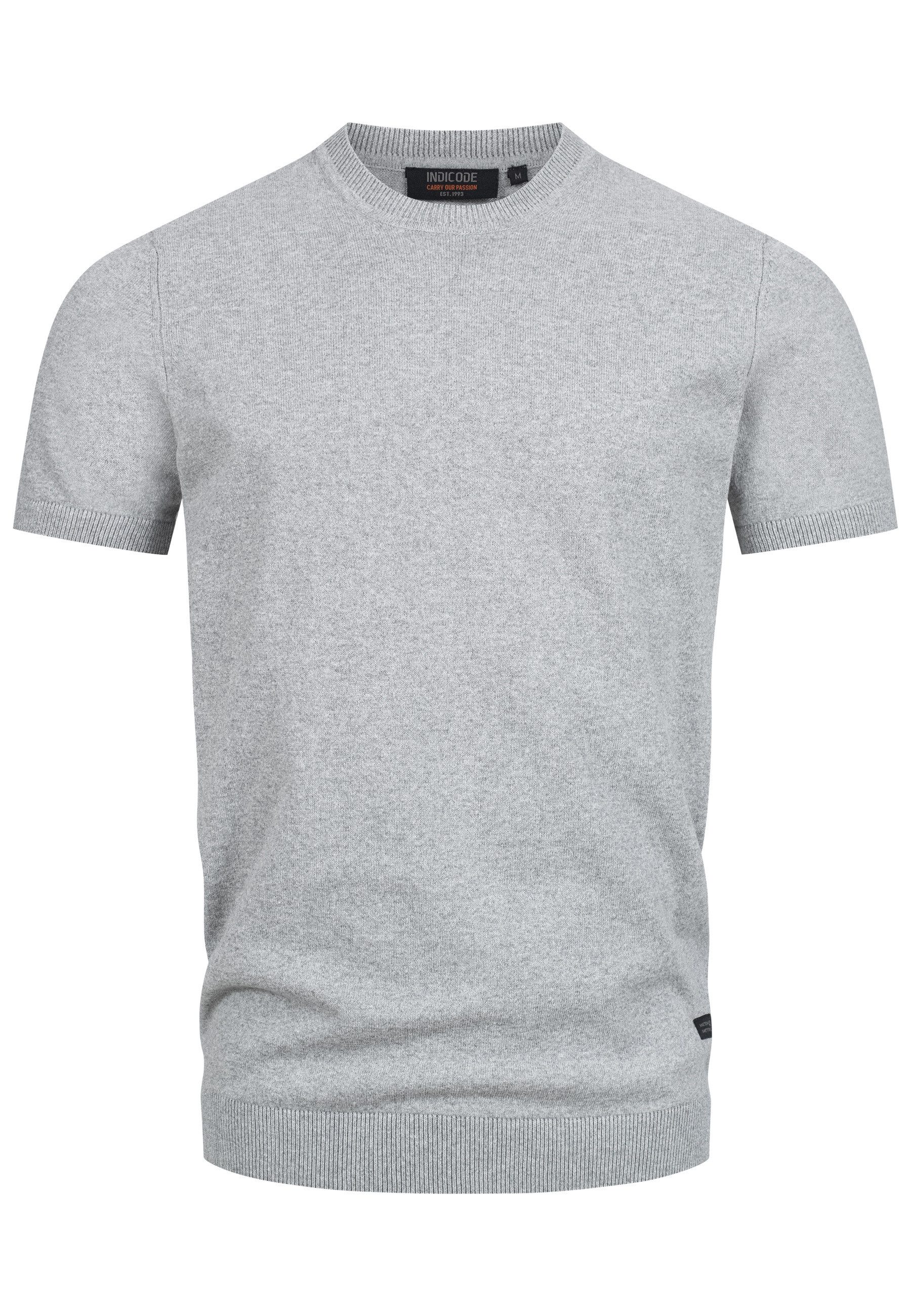 Indicode T-Shirt INVasko T-Shirt Feinstrick mit günstig online kaufen