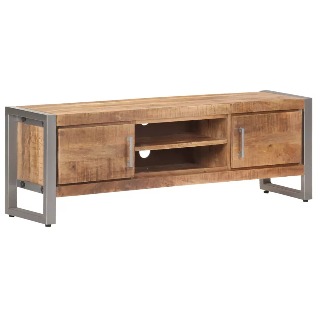 Tv-schrank 120x30x40 Cm Raues Mangoholz günstig online kaufen