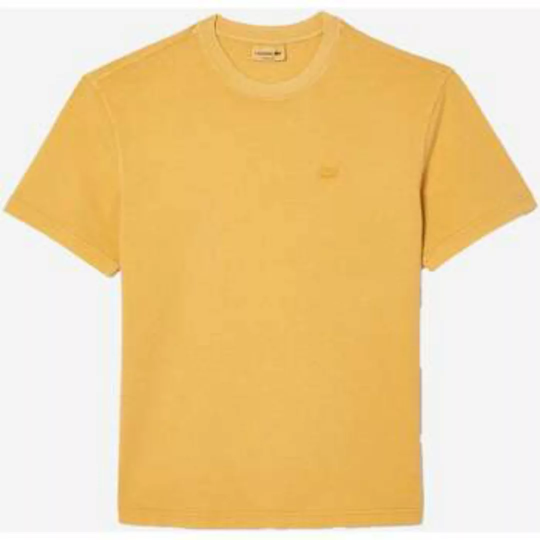 Lacoste  T-Shirts & Poloshirts Tone tee - eco golden haze günstig online kaufen