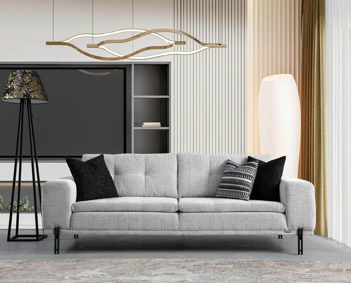 Villa Möbel Sofa Wall Street, 1St. 2-Sitzer, mit Relax-/Bettfunktion durch günstig online kaufen