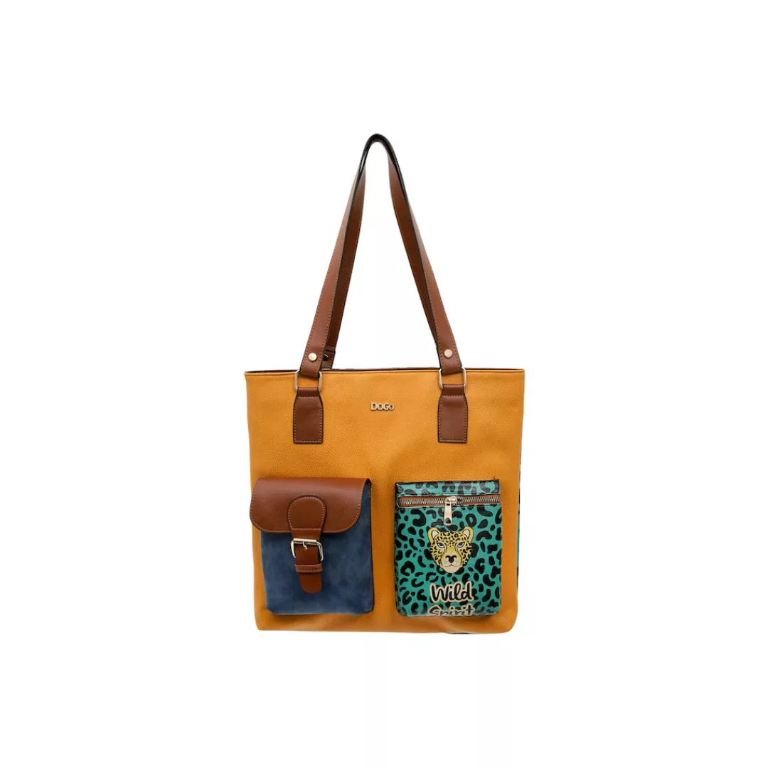 DOGO Umhängetasche "Damen Multi Pocket Bag Wild Spirit Vegan Damen Handtasc günstig online kaufen