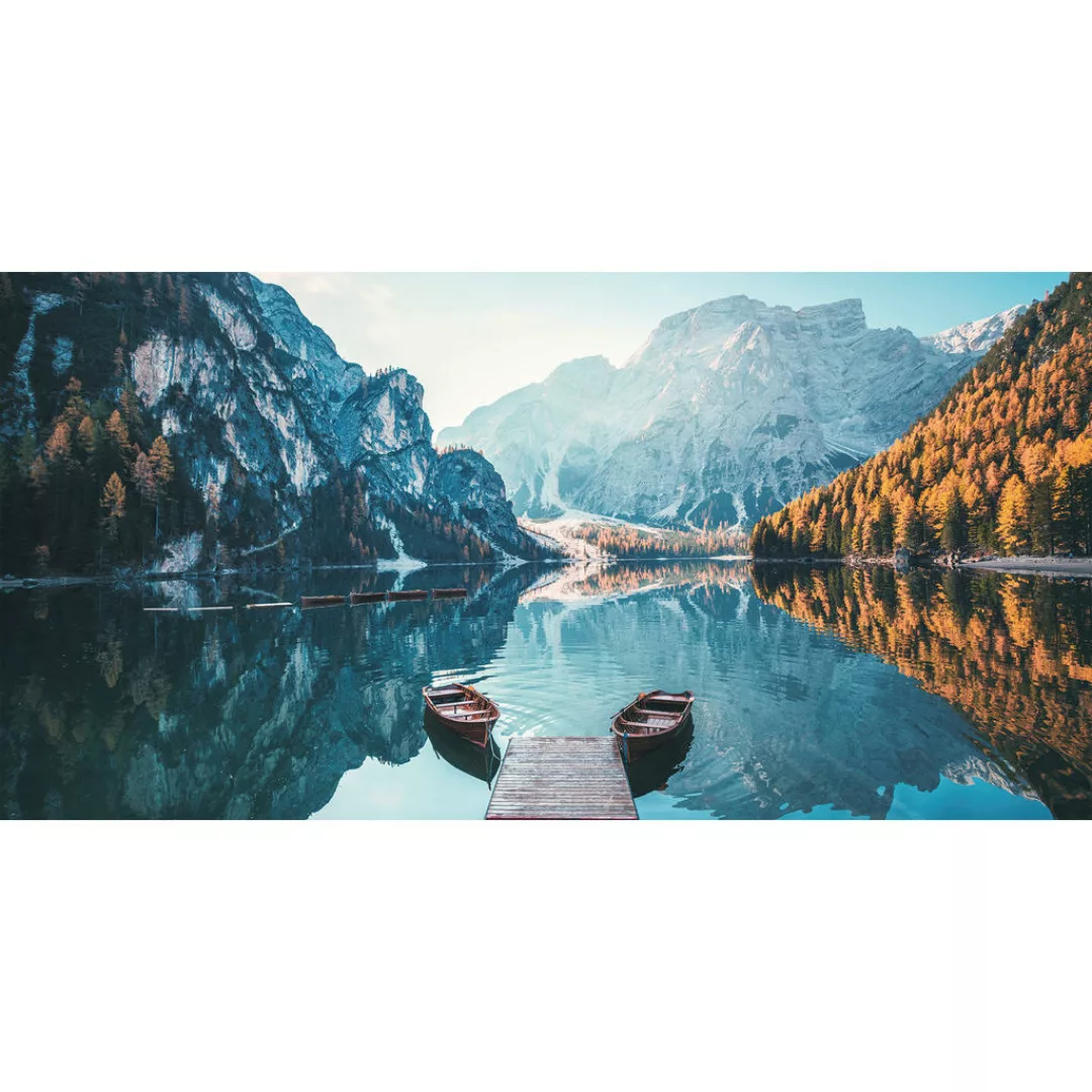 Bönninghoff Leinwandbild "Pragser Wildsee", Seelandschaft-Italien, (1 St.), günstig online kaufen