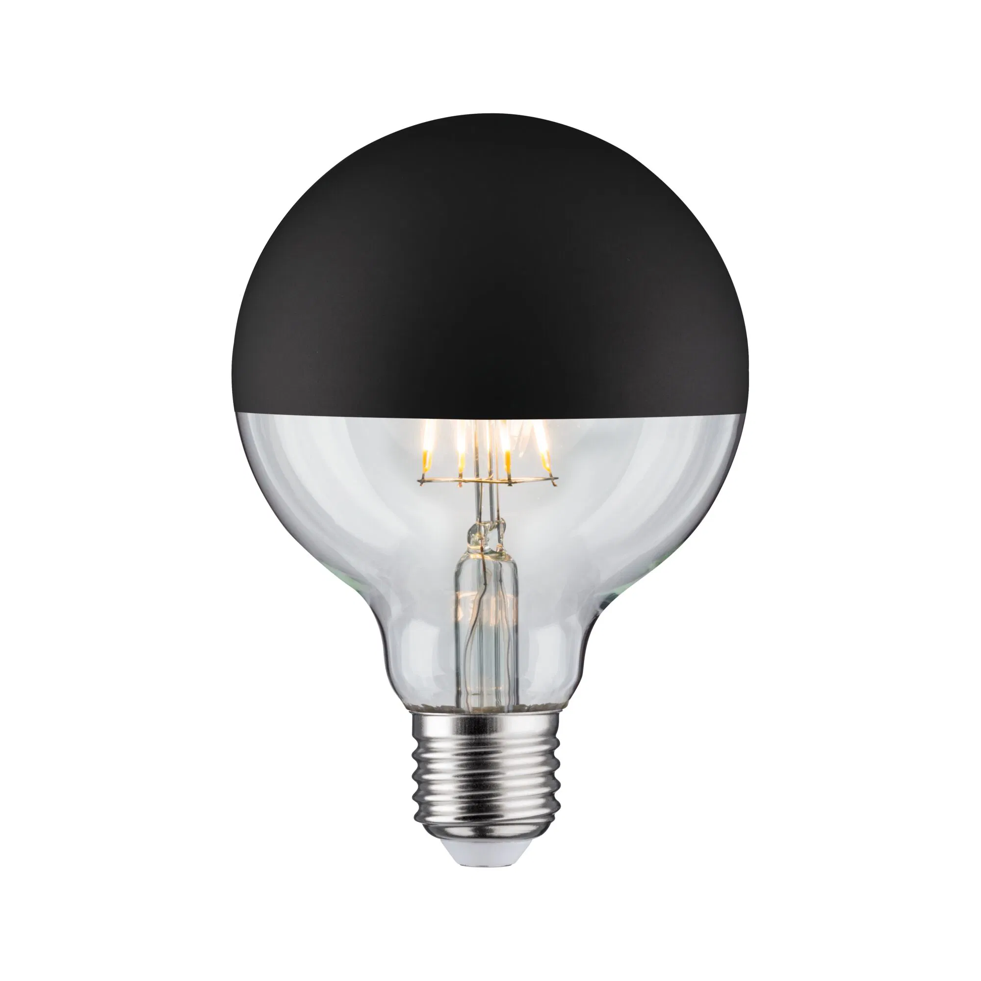 LED-Lampe E27 827 6,5W Kopfspiegel schwarz matt günstig online kaufen