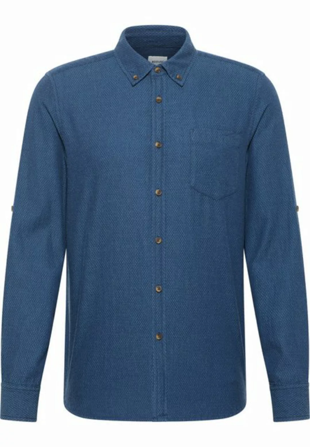 MUSTANG Langarmhemd Langarmhemd günstig online kaufen