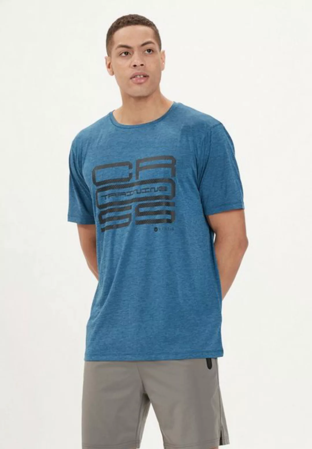 Virtus T-Shirt "SUKER MELANGE", mit coolem Frontprint günstig online kaufen