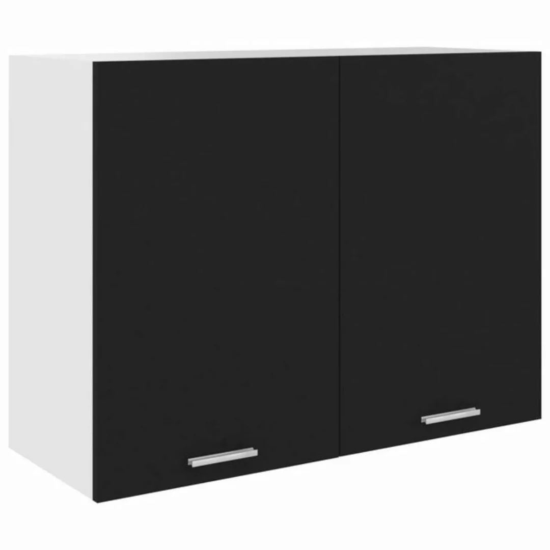 vidaXL Hängeschrank Hängeschrank Schwarz 80x31x60 cm Spanplatte günstig online kaufen