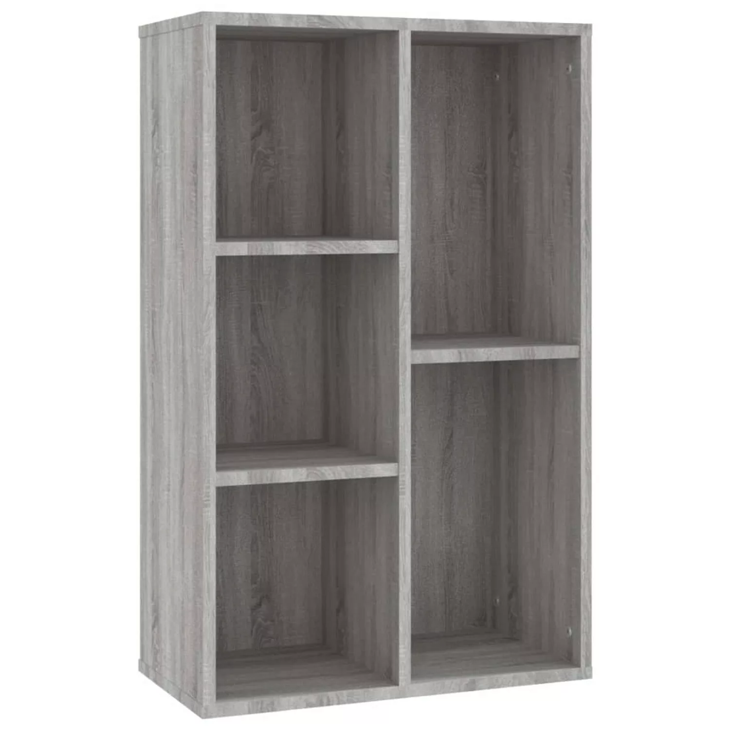 Vidaxl Bücherregal/sideboard Grau Sonoma 50x25x80 Cm Holzwerkstoff günstig online kaufen