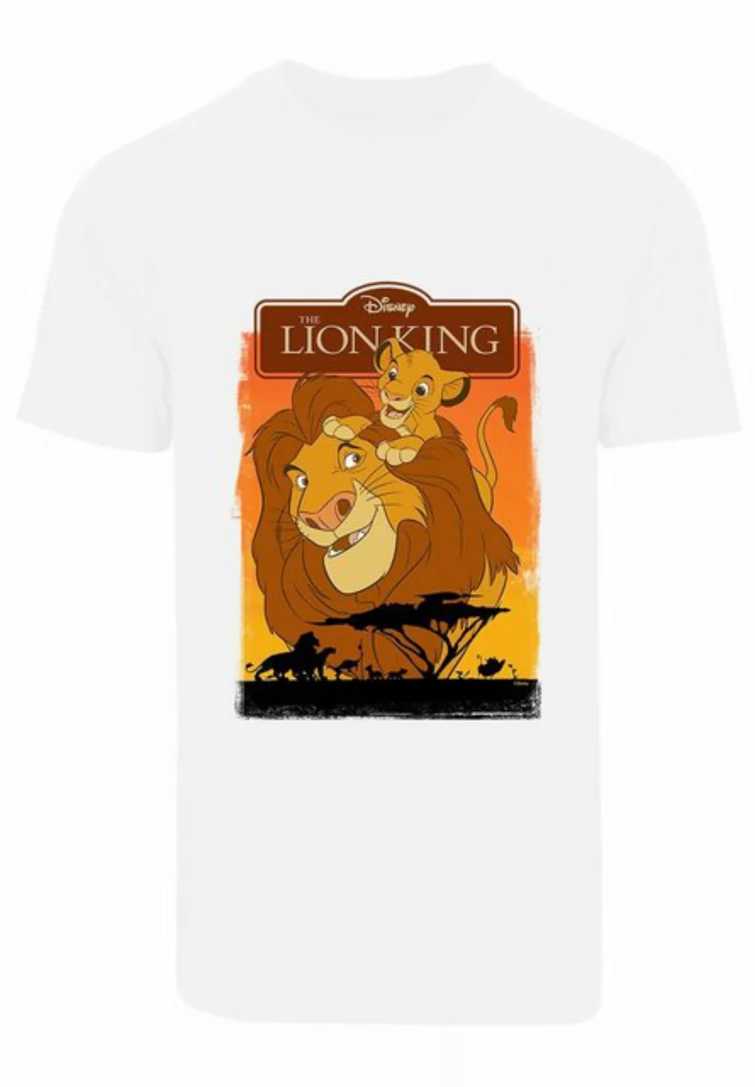 F4NT4STIC T-Shirt Disney König der Löwen Simba und Mufasa Print günstig online kaufen