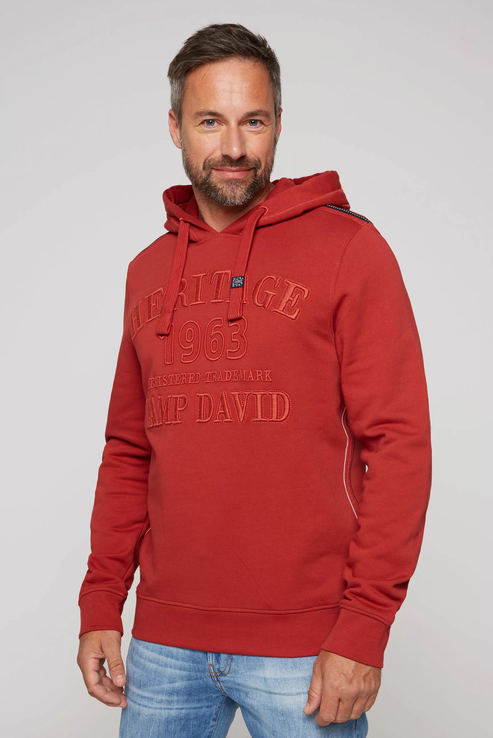 CAMP DAVID Kapuzensweatshirt, mit Logostickereien günstig online kaufen