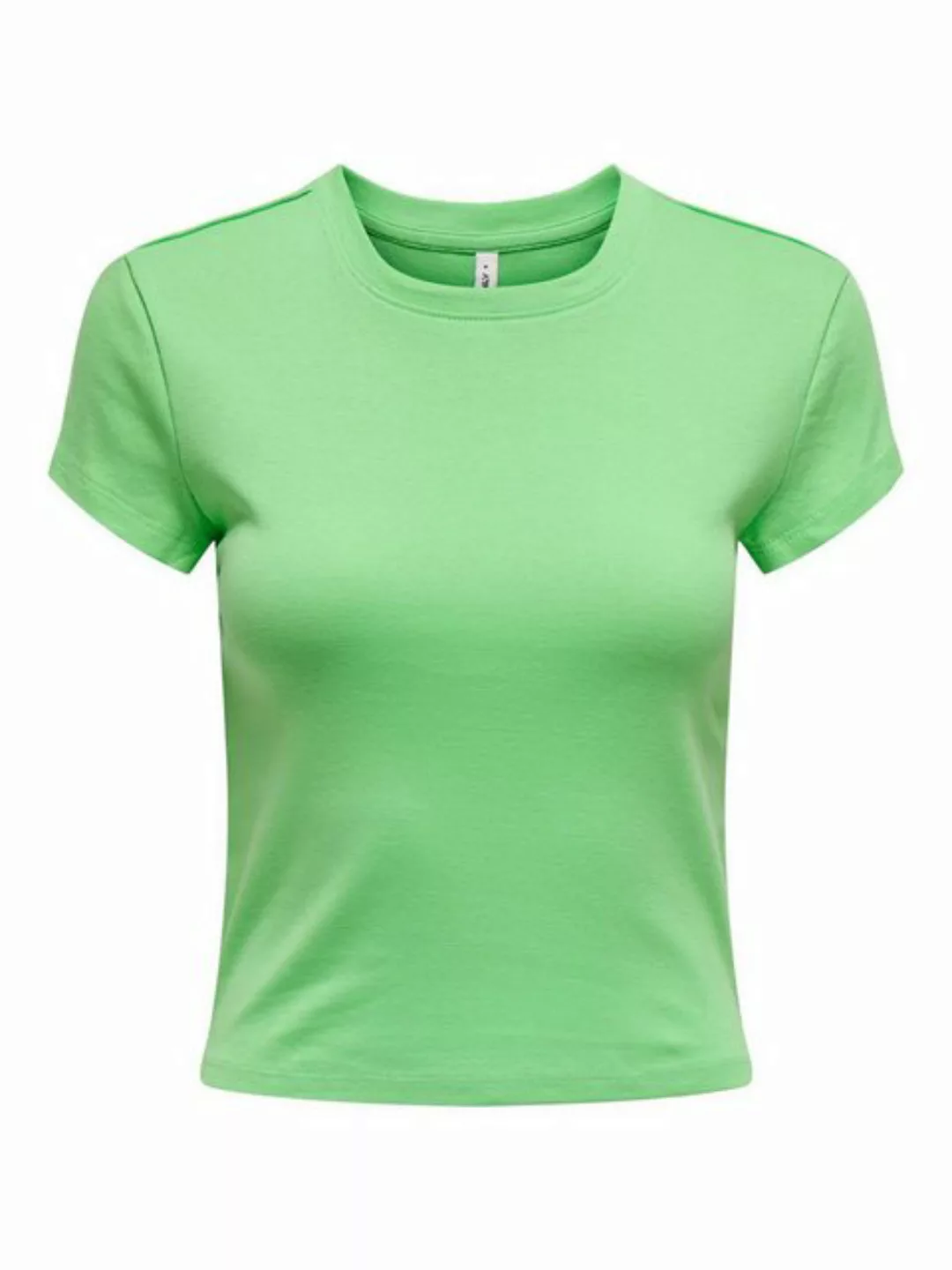 ONLY Blusenshirt ONLELINA S/S O-NECK SHORT TOP JRS N günstig online kaufen