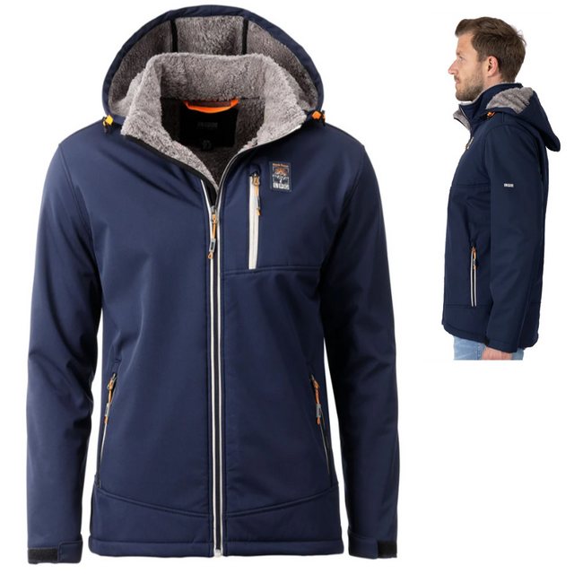 Linea Primero Trekkingjacke LPO - 3Lagen Softshell Jacke mit kuschligem Hoc günstig online kaufen