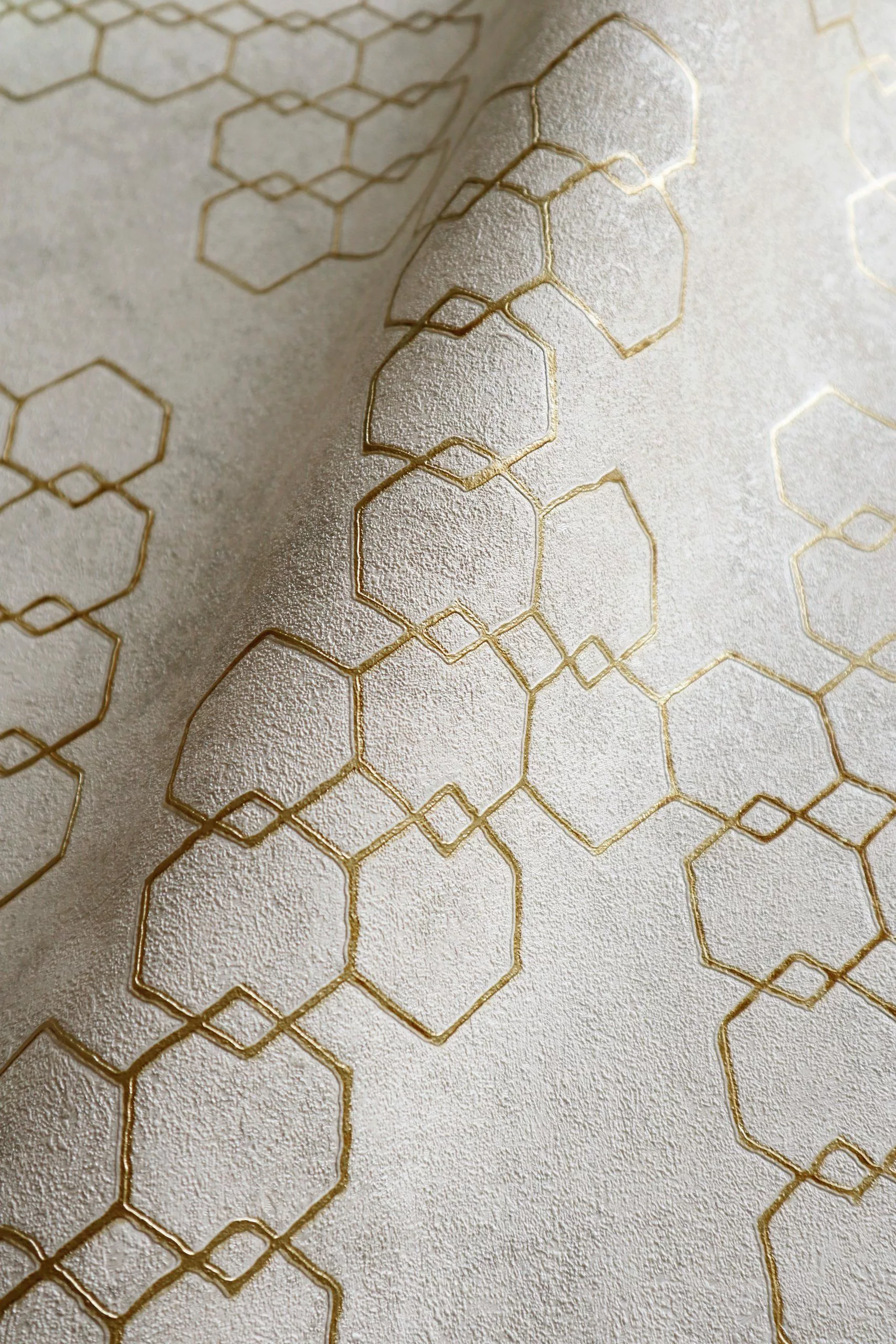 Newroom Vliestapete, Beige Tapete Leicht Glänzend günstig online kaufen