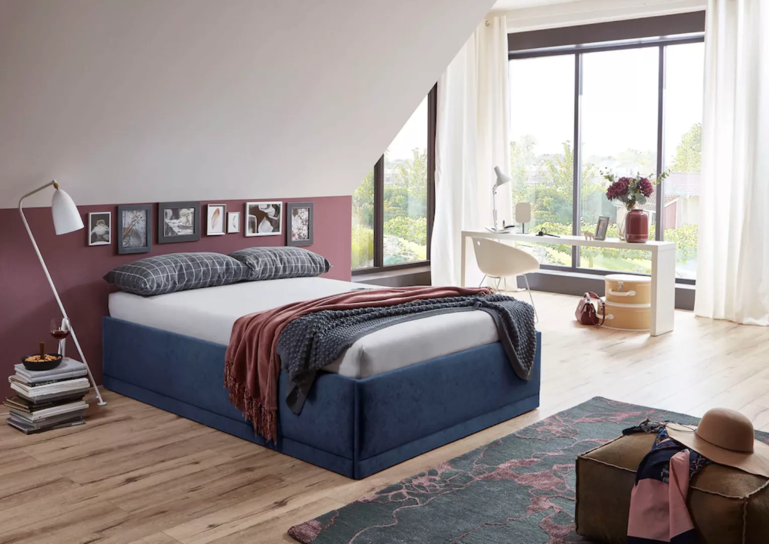Westfalia Schlafkomfort Polsterbett Texel, Standardhöhe mit Zierkissen, Bet günstig online kaufen
